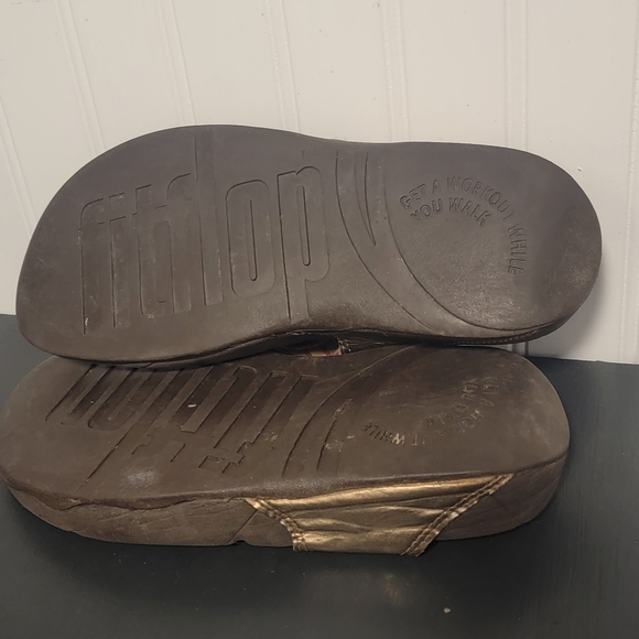 FitFlop Flip Flop Thong Brown Sandals‎ Womens Size 7 - Picture 4 of 7